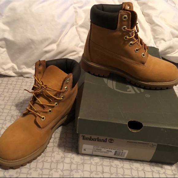 timberland size 5 youth